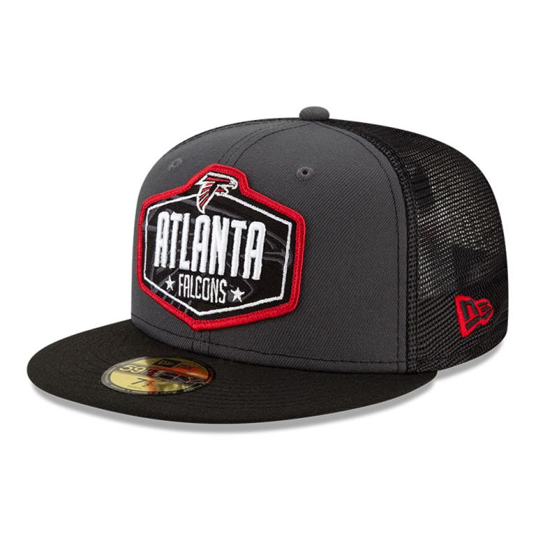 Gorras New Era 59fifty Grises - Atlanta Falcons NFL Draft 98561ABVN